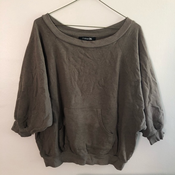 Oversized Mid-length Sleeve Top - Picture 2 of 4